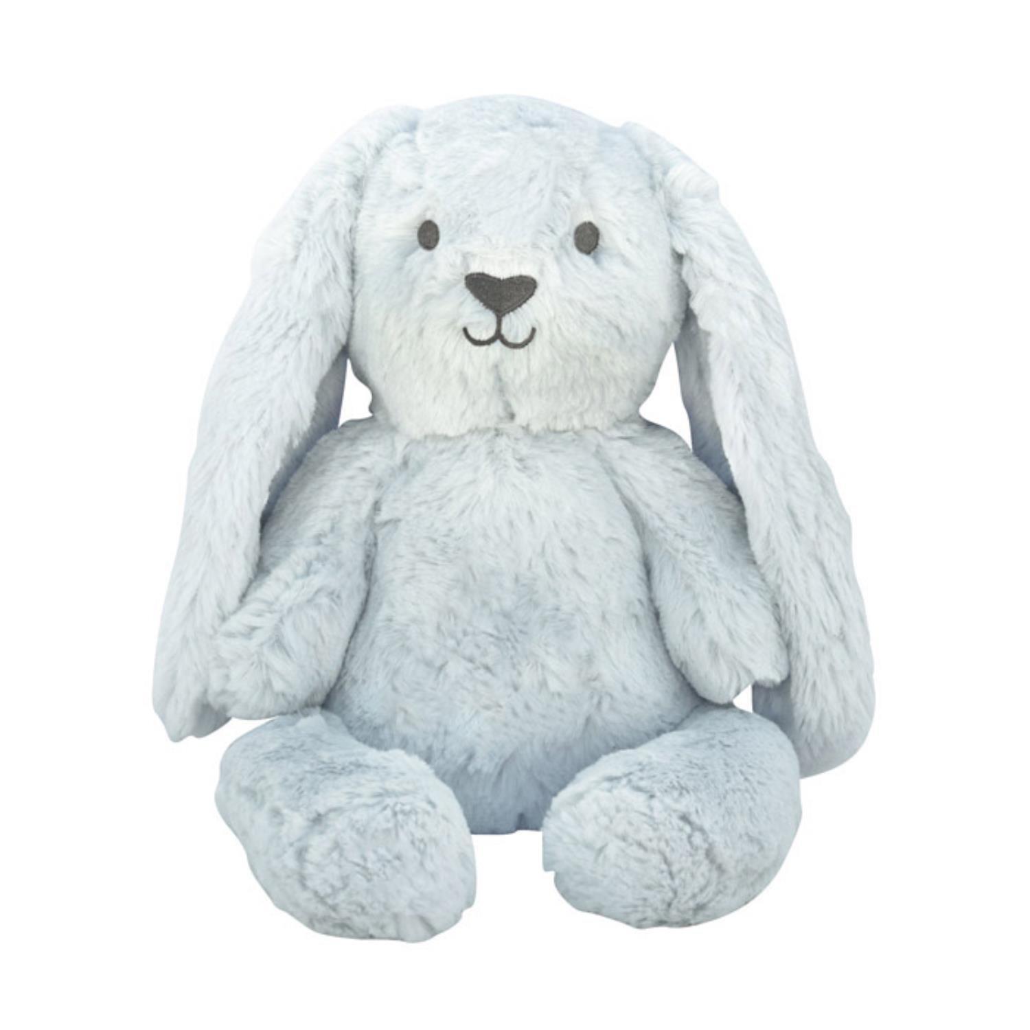 Peluche ultra douce lapin BLEU BB&Co