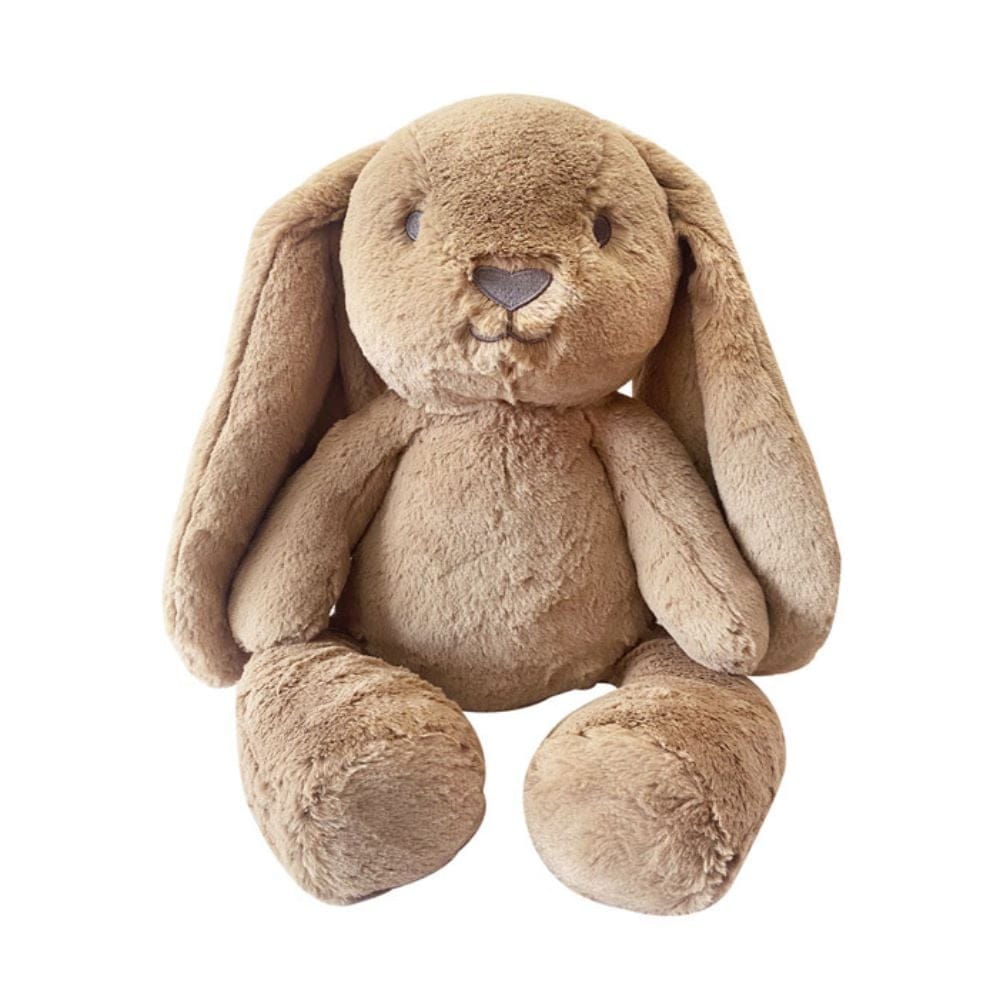 Peluche ultra douce lapin MARRON BB&Co