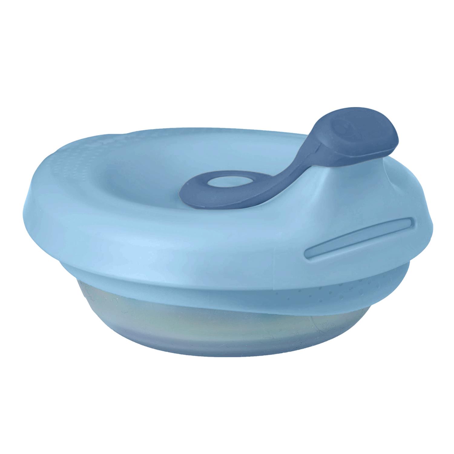 Poche gourde repas bébé rechargeable en silicone BLEU B.Box For Kids