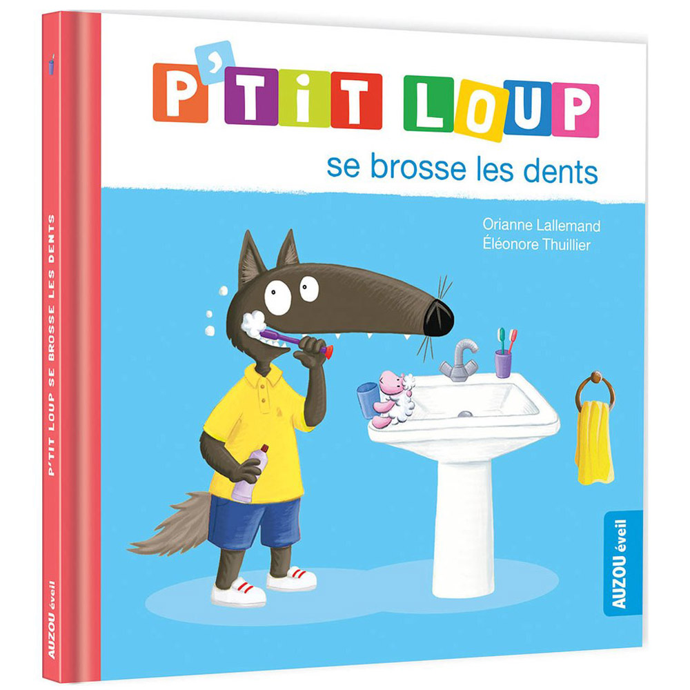 P'tit Loup se brosse les dents MULTICOLORE Auzou