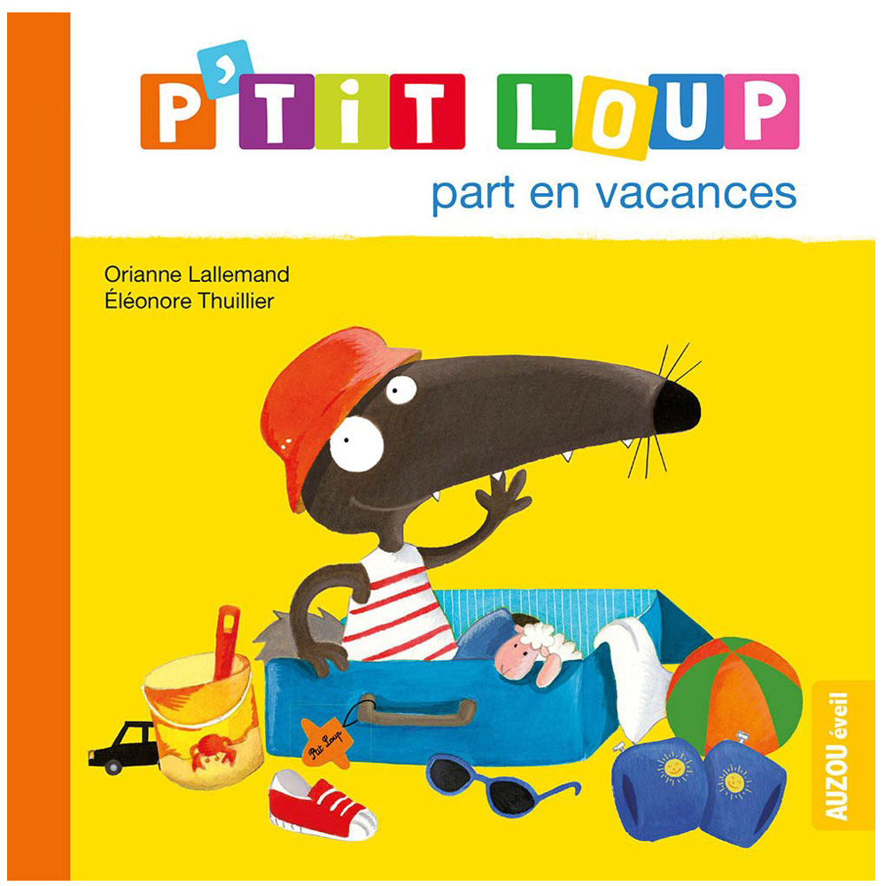 P'tit loup part en vacances  MULTICOLORE Auzou
