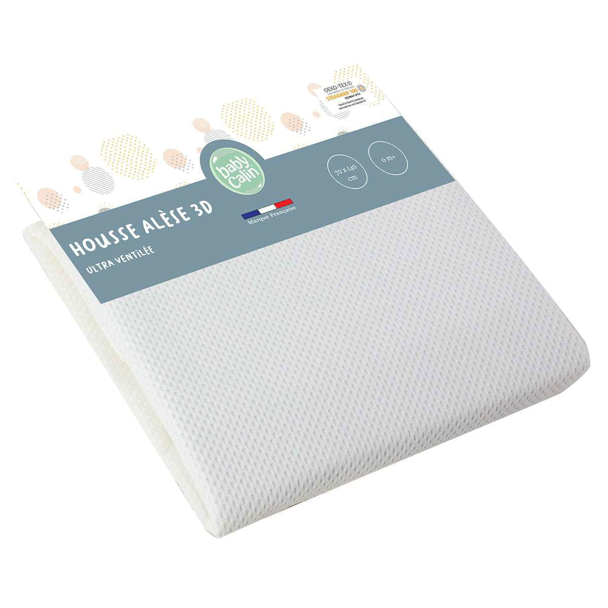 Alèse 3D alvéolée ultra-respirante 70x140 cm