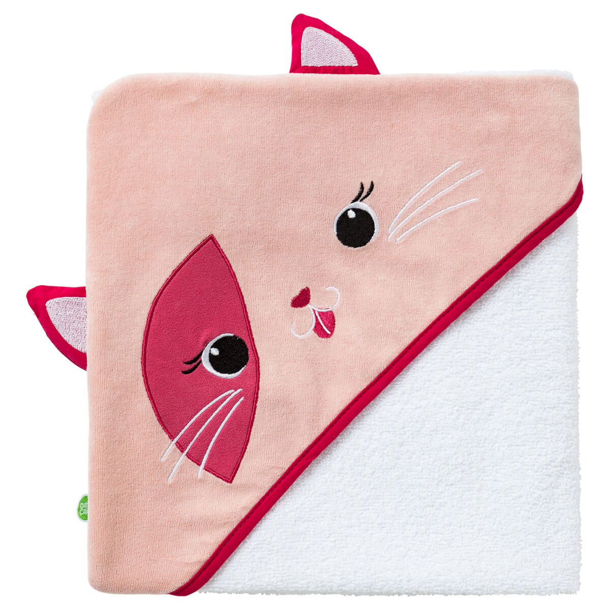 Cape de bain ludique 75x75 cm - Chat
