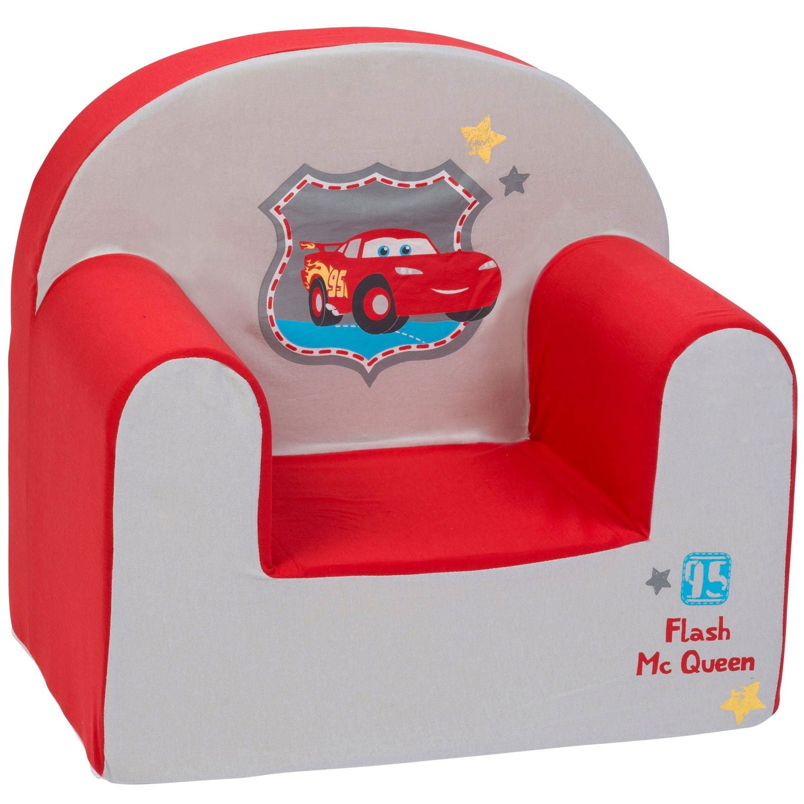 Fauteuil droit enfant Disney Cars Flash Mc Queen