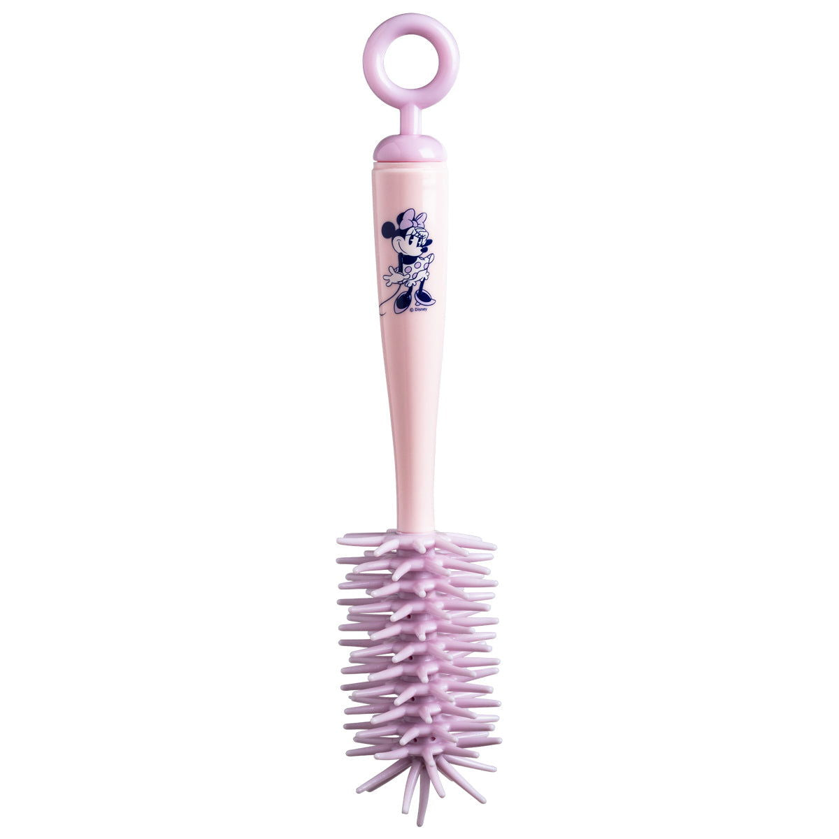Goupillon en silicone avec brosse tétine Minnie Confettis