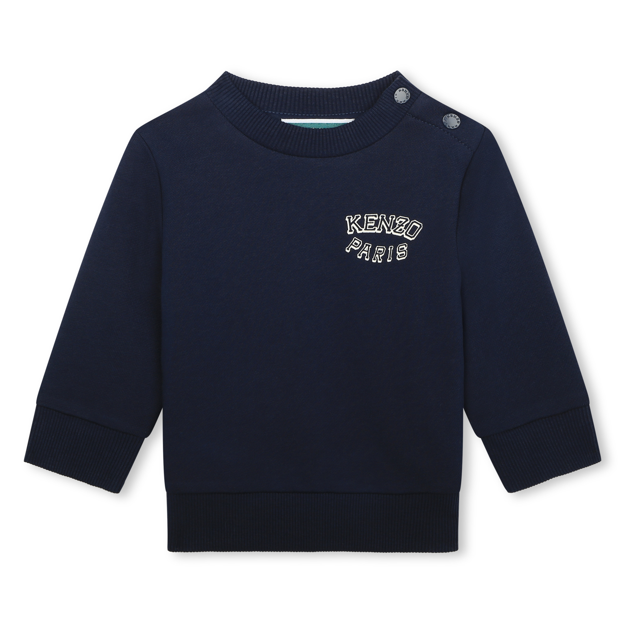 KENZO KIDS Sweat-shirt molletonné coton GARCON 12M Bleu