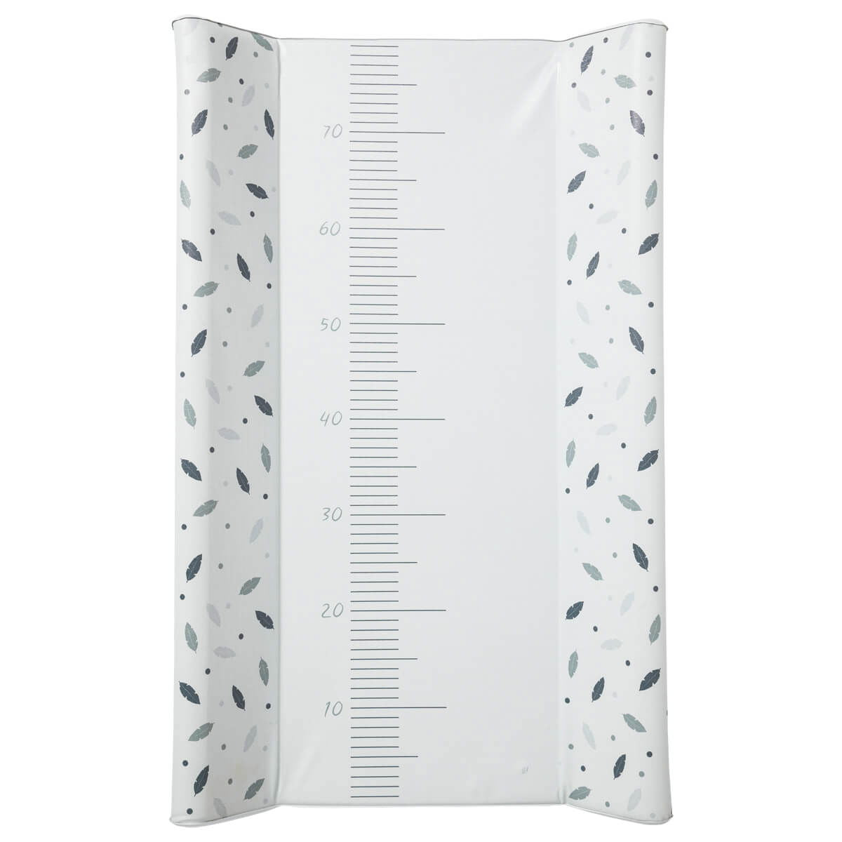 Plan à langer à poser 50x70 cm - Plumes grises