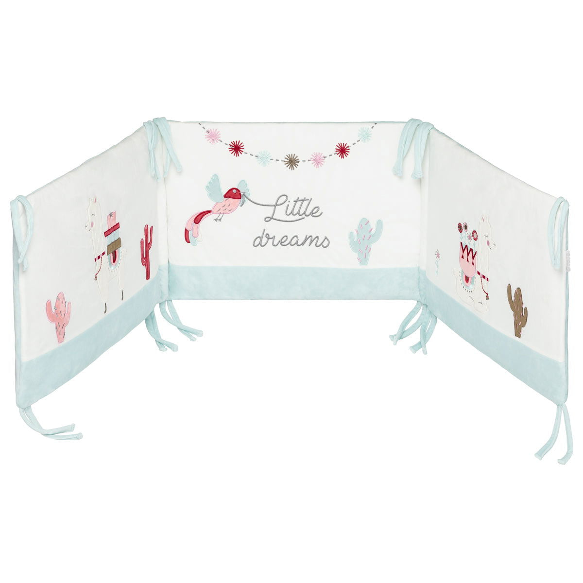 Tour de lit adaptable Little Lama 40x180 cm