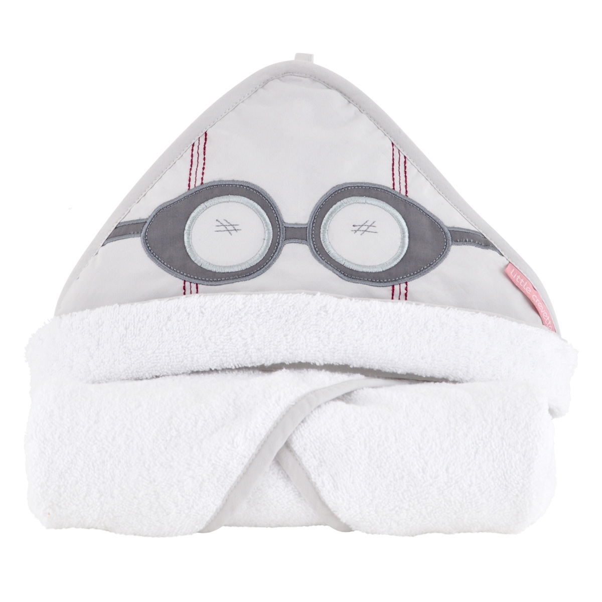 Cape de bain bébé écrue Mini-Express