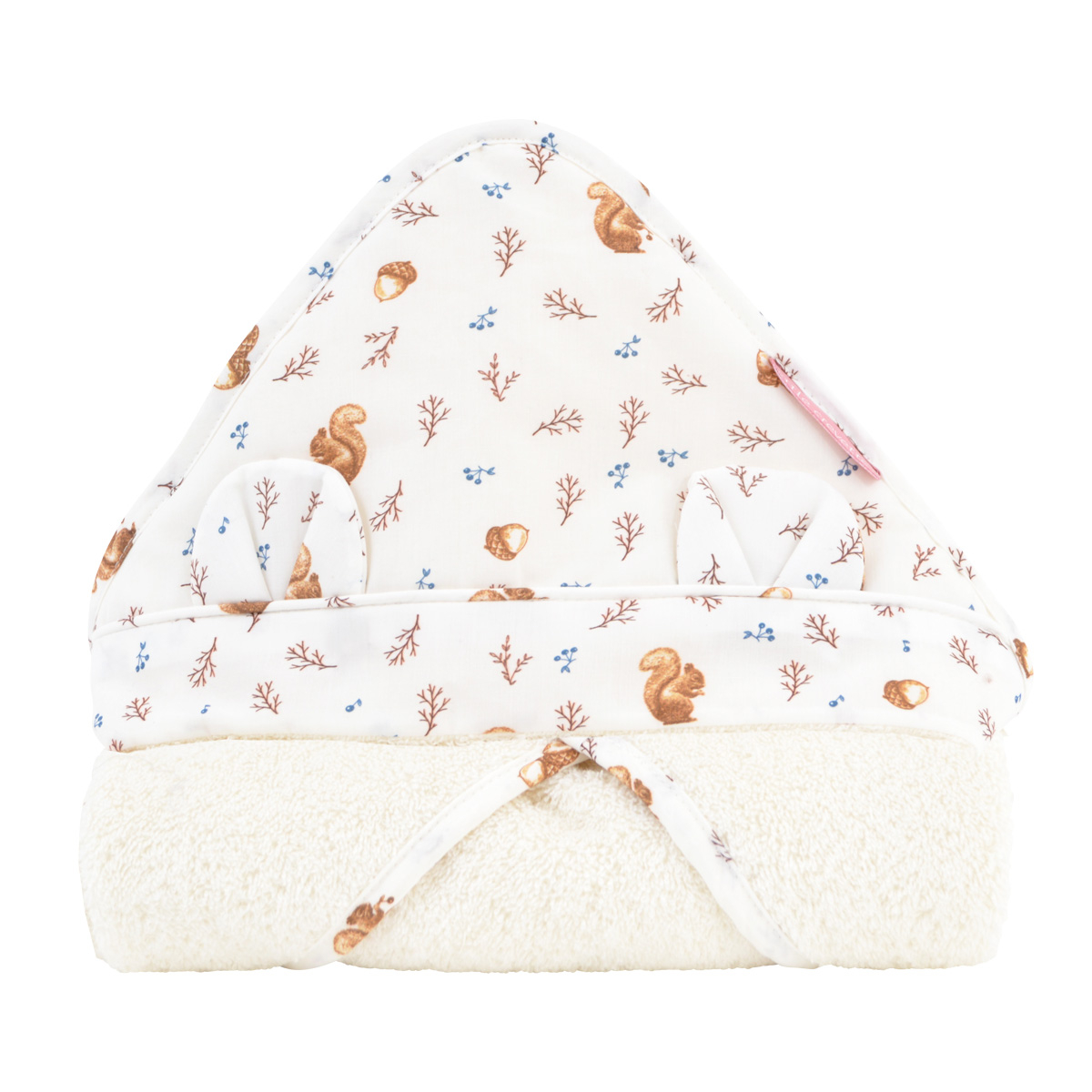 Cape de bain bébé écureuil Noisette