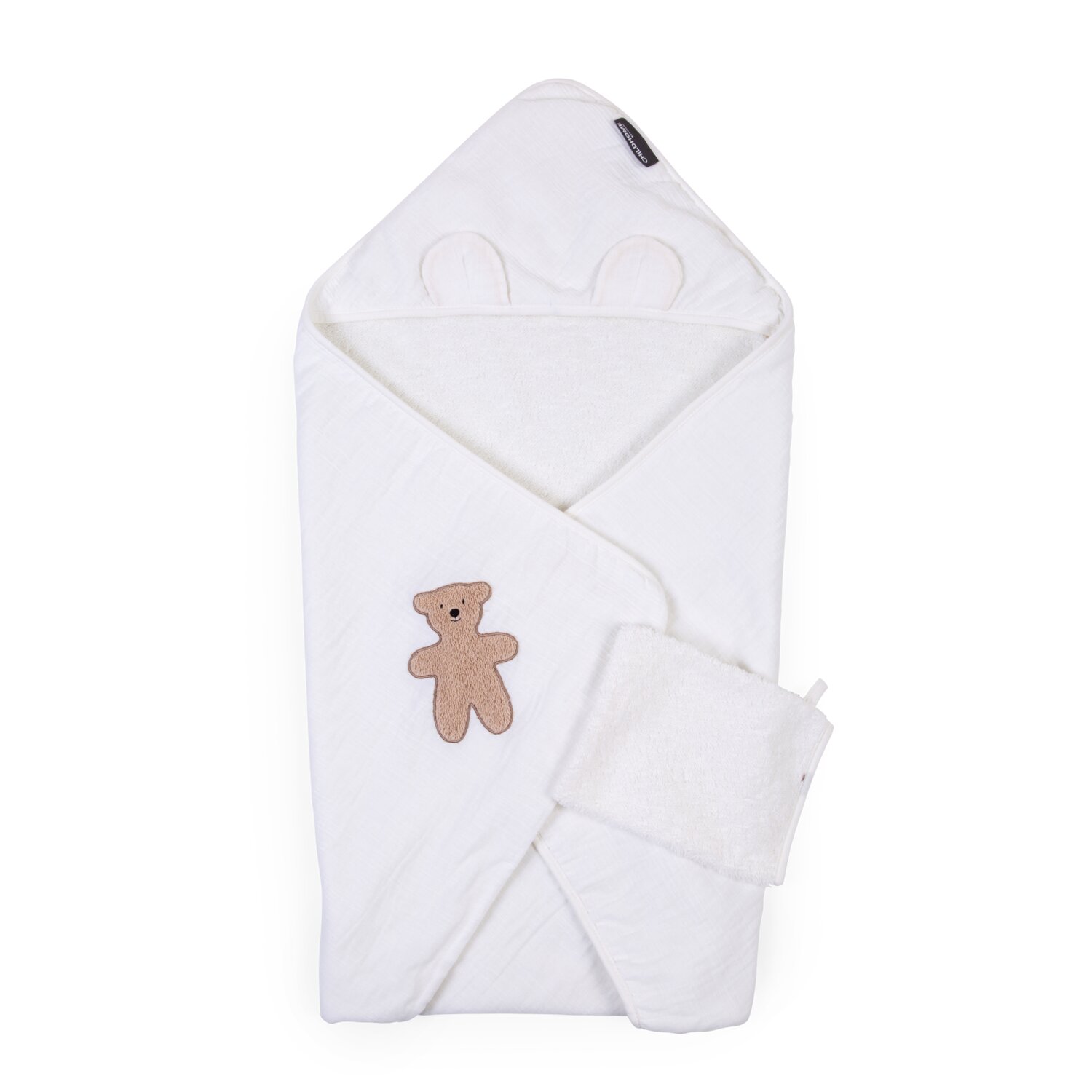 Cape De Bain + Gant - 80x80 Cm - Muslin / Terry Teddy