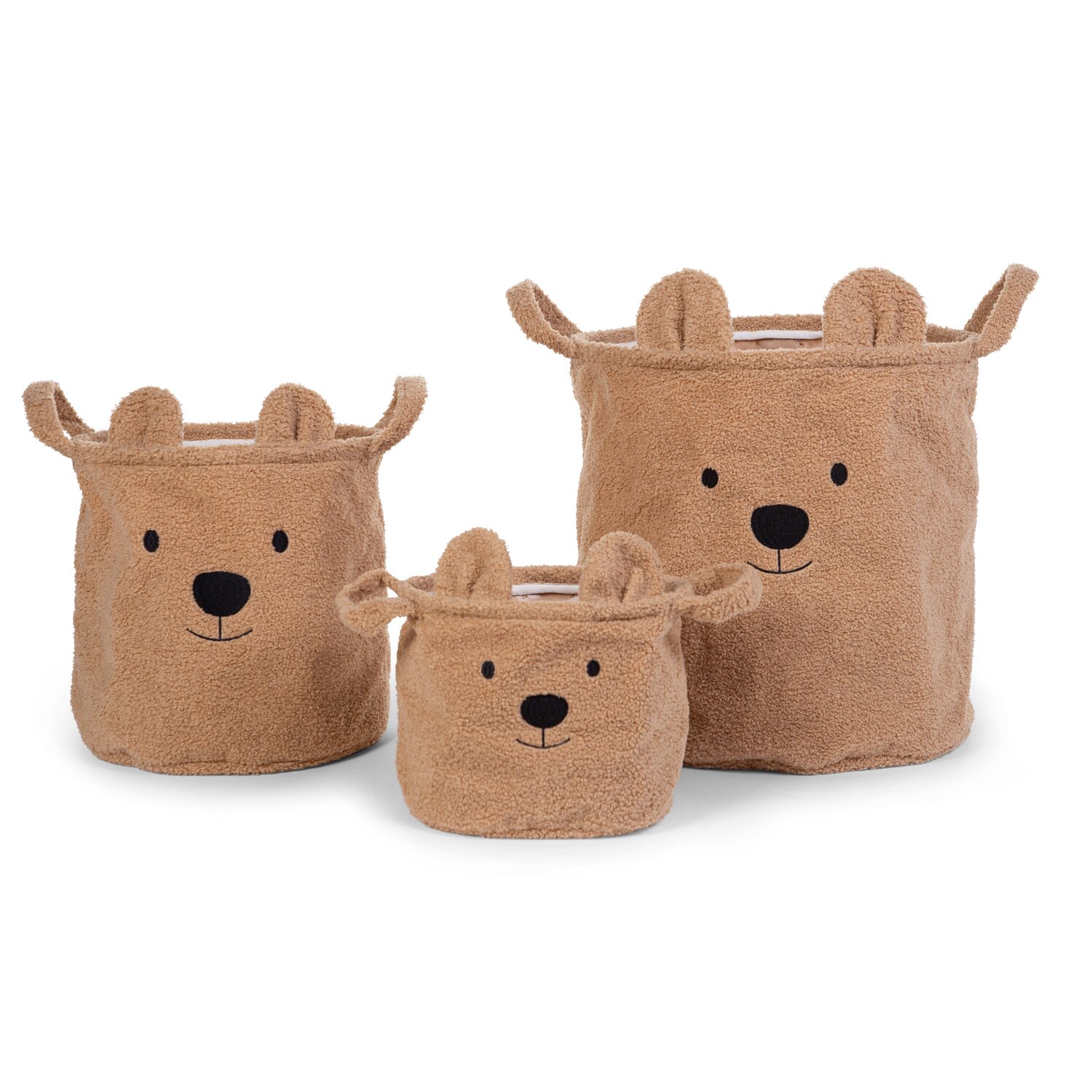Paniers Teddy - Set De 3  - Beige