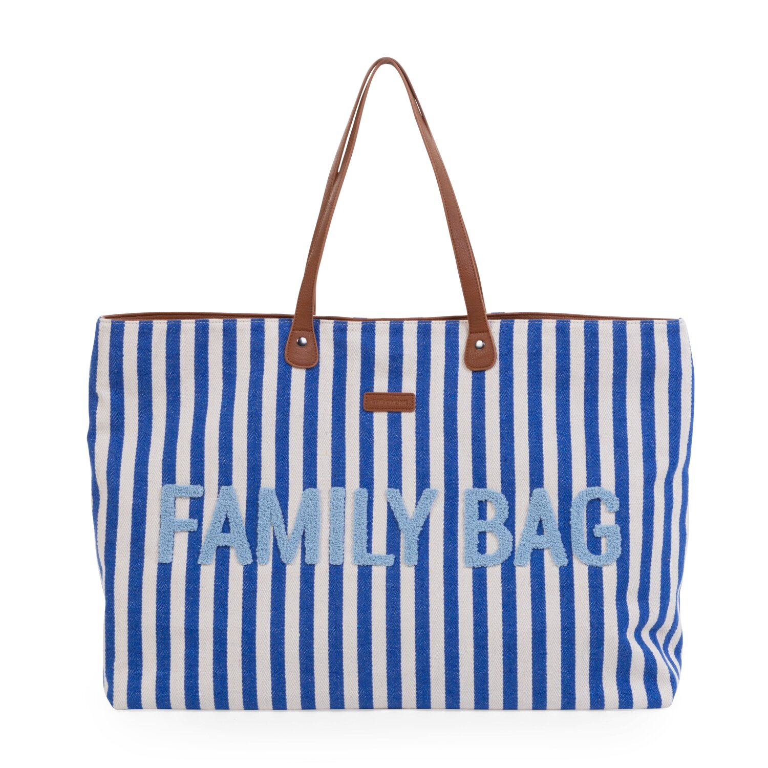 Family Bag Sac à Langer  - Rayures - Bleu Electrique /Bleu C