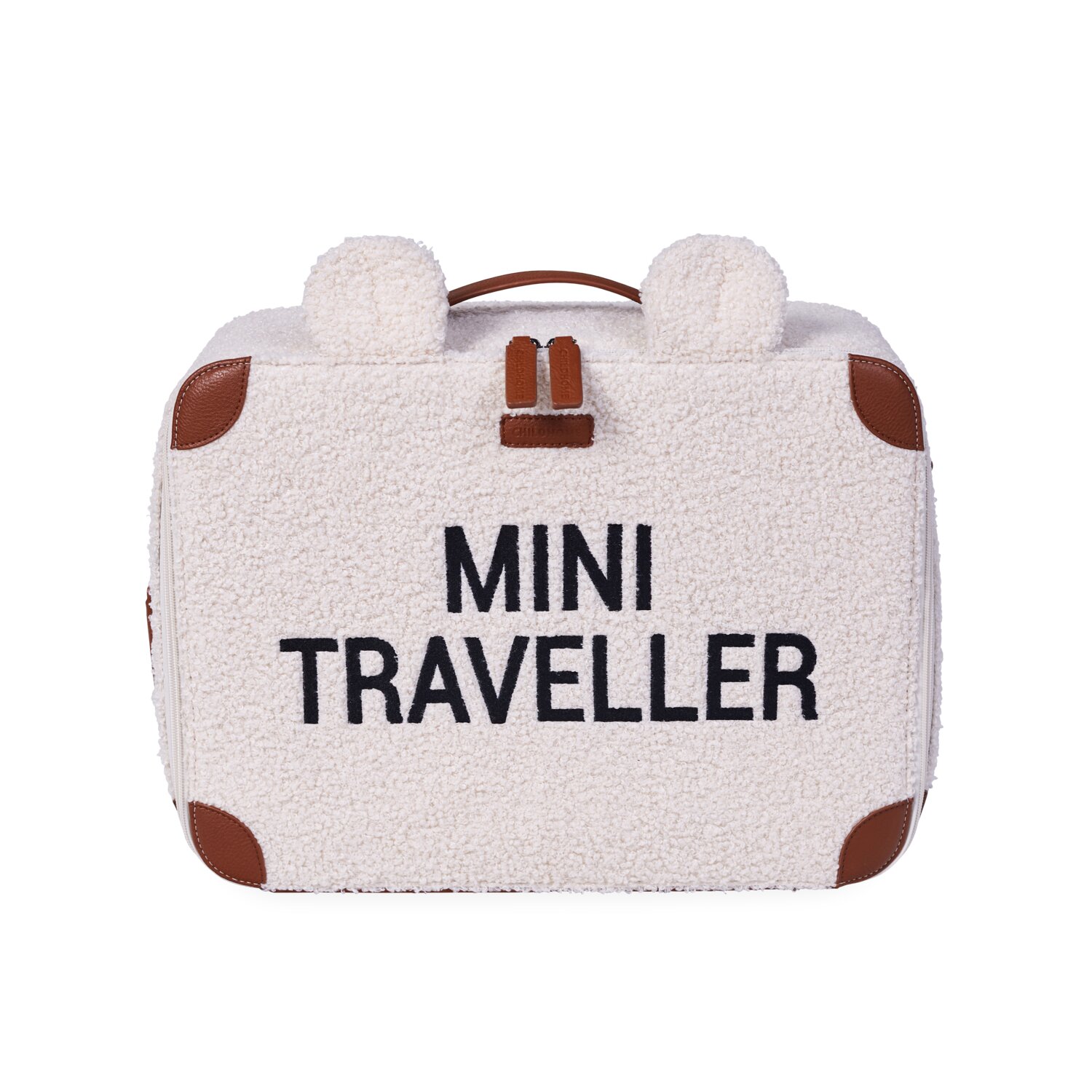 Mini Traveller Valise Enfant - Teddy Ecru