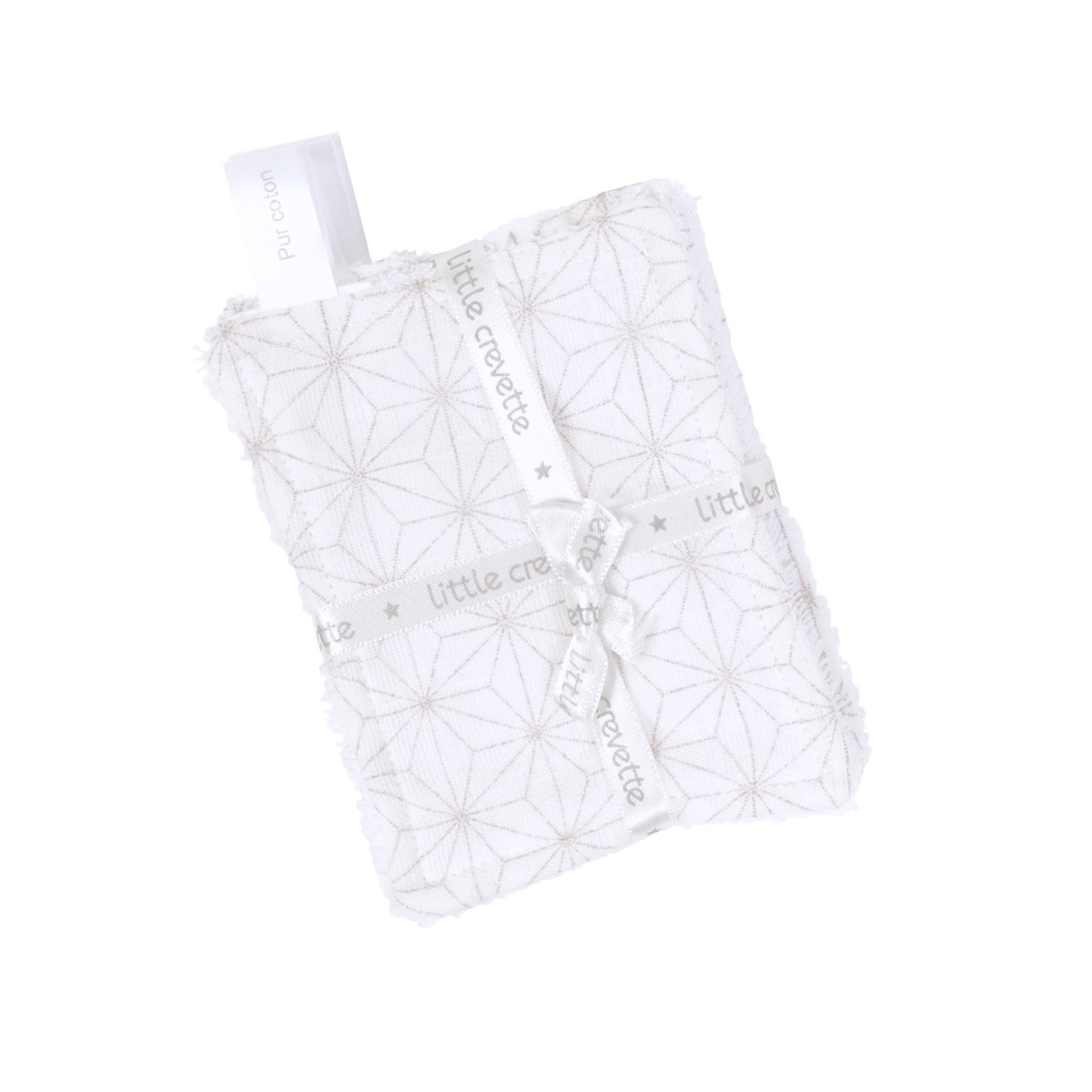 Lot de 6 lingettes lavables Pompom