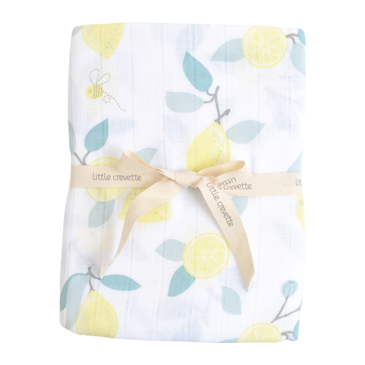 Maxi-lange bébé coton bio* imprimé Limonade