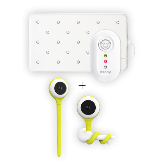 Pack Nanny BM-02 Essentiel & babyphone vidéo Lollipop Vert pistache