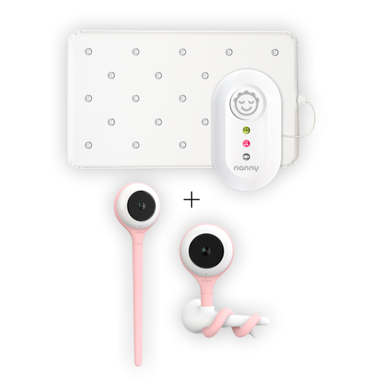 Pack Nanny BM-02 Essentiel & babyphone vidéo Lollipop Rose barbapapa