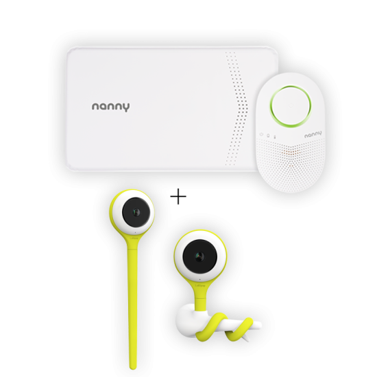 Pack Nanny BM-03 Premium & babyphone vidéo Lollipop Vert pistache