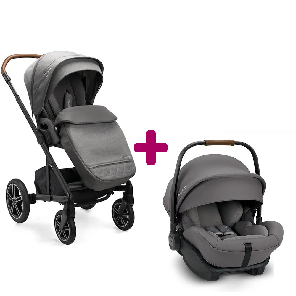 Pack poussette duo Mixx + coque Arra Next Granite  Nuna