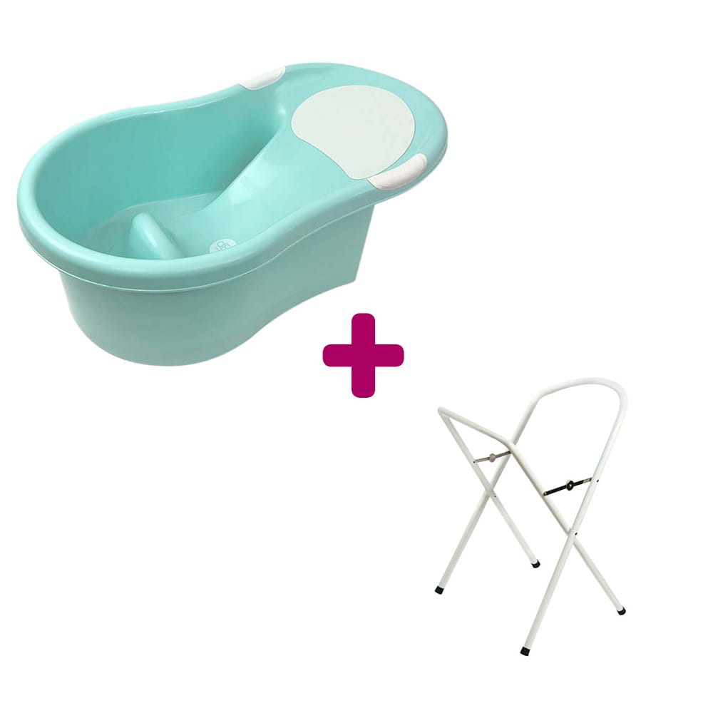 Pack Baignoire avec transat mint + petit support de baignoire blanc avec tuyau  dBb Remond