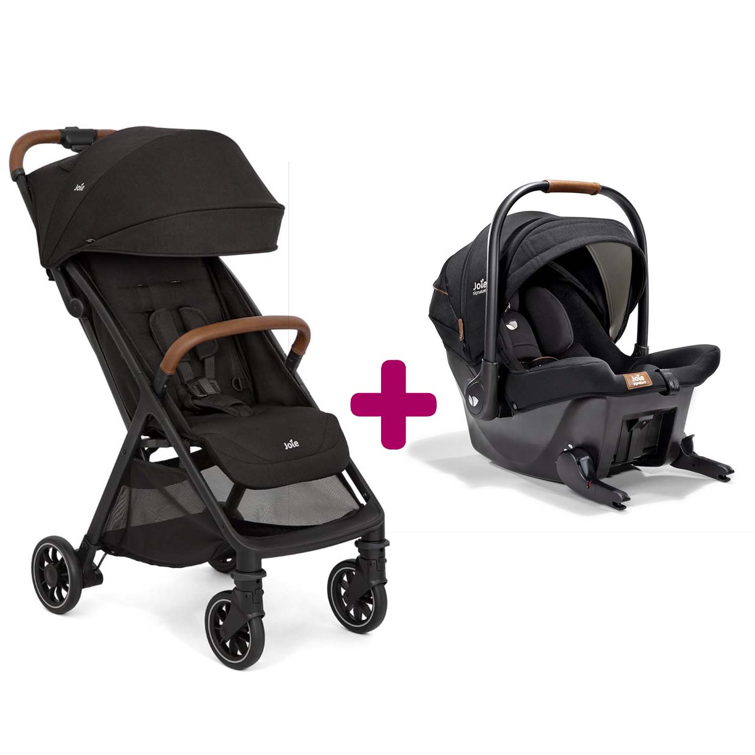 Pack Poussette duo Poussette Pact Pro Shale + coque Sprint Eclipse  Joie