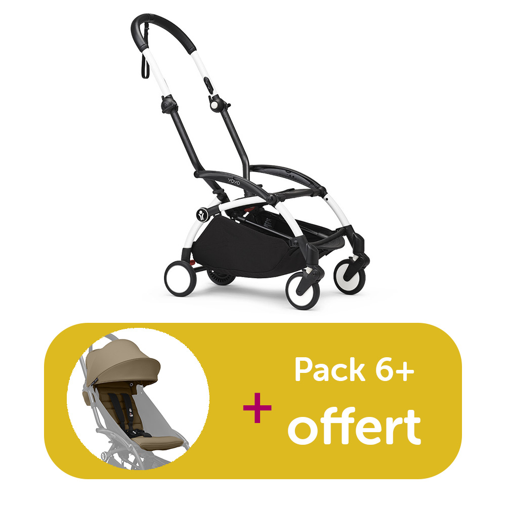 Chassis YOYO³ Blanc acheté = Pack 6+ coloris Toffe offert  Stokke