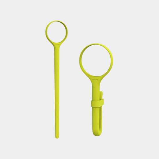 Tige grise 30 cm pour Caméra Lollipop Tige 30 cm Vert Pistache