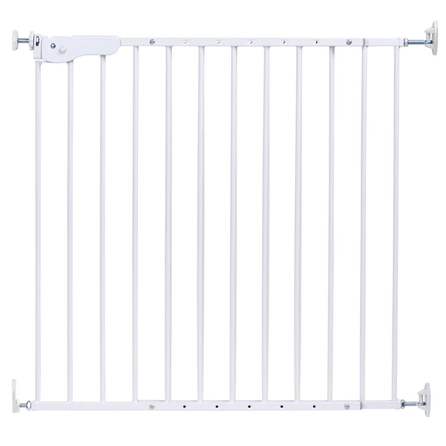 Supra Barriere De Porte/Escalier - 75-110 Cm - Métal - Blanc