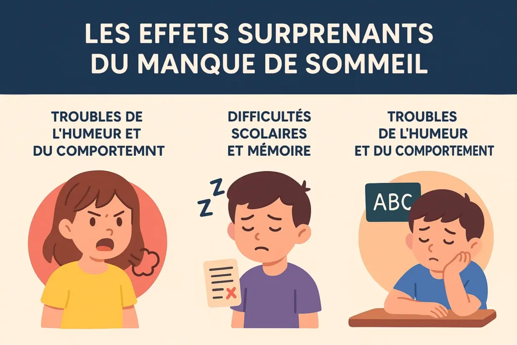 Illustration sur les effets du manque de sommeil