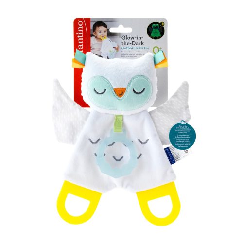 Doudou chouette sensorielle luminescente MULTICOLORE Infantino
