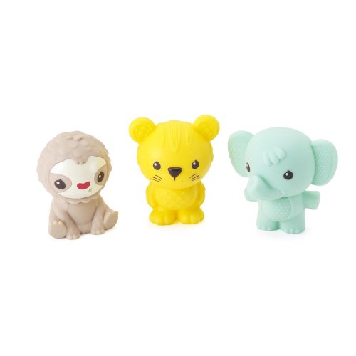 3 arroseurs de bain lavables Animaux sauvages MULTICOLORE Infantino