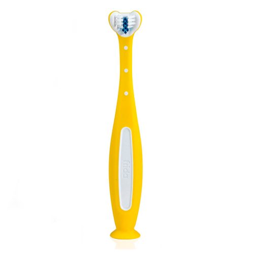 Brosse à dents à trois angles SmileFrida JAUNE Frida