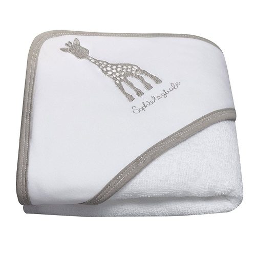 Cape de bain Il était une fois BLANC Sophie la girafe