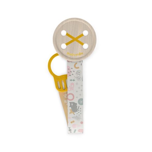 Attache-sucette avec ruban Yellow
