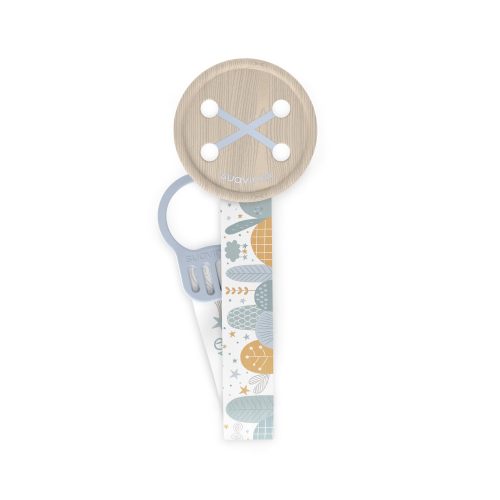 Attache-sucette avec ruban Blue