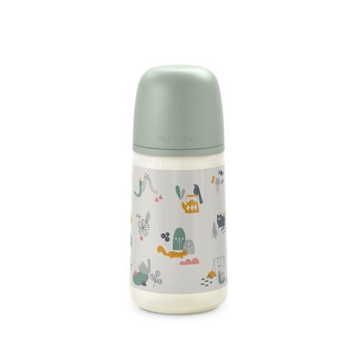 Biberon avec tétine SX Pro 270 ml débit M A Walk In The Park Green