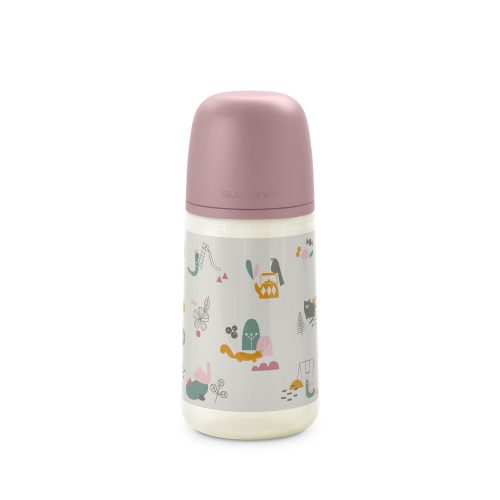 Biberon avec tétine SX Pro 270 ml débit M A Walk In The Park Pink