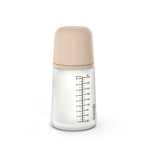 Biberon anti-colique ZERO.ZERO 270 ml - Débit Moyen Sand