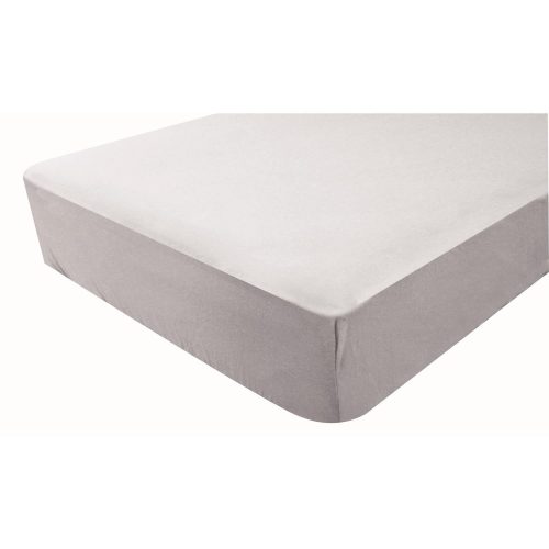 Drap housse Jersey GRIS Domiva