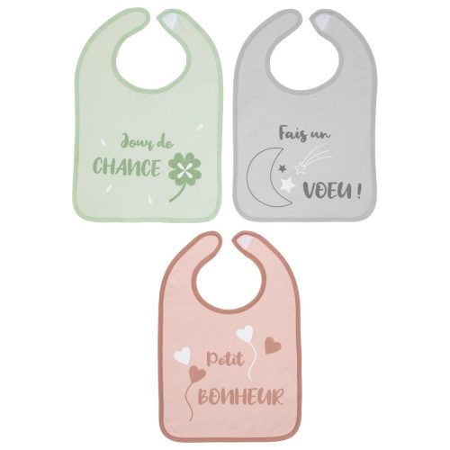 3 bavoirs 1er age MULTICOLORE BabyCalin
