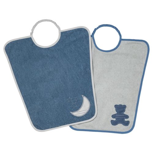 2 bavoirs maternelle MULTICOLORE BabyCalin