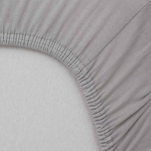 Drap housse double gaze GRIS BabyCalin