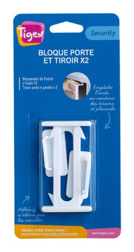 2 bloc-portes et tiroirs BLANC Tigex