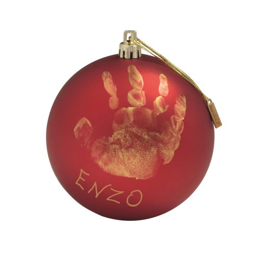 Ma boule de Noël ROUGE Baby Art