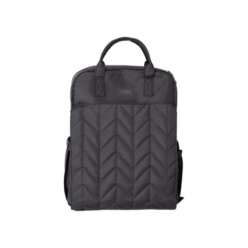 Sac à dos à langer matelassé NOIR Tinéo