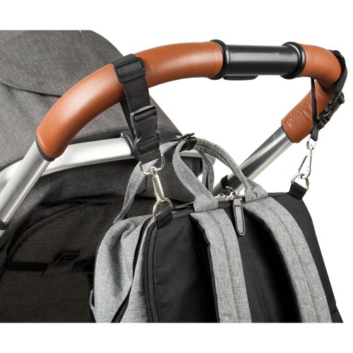 Lot de 2 attaches pour poussette NOIR Tinéo