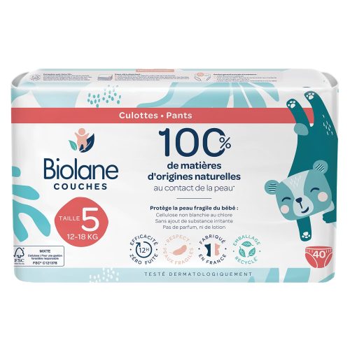 Couches culottes MULTICOLORE Biolane