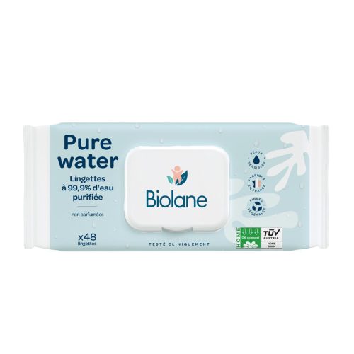 Lingettes Pure Water BLEU Biolane