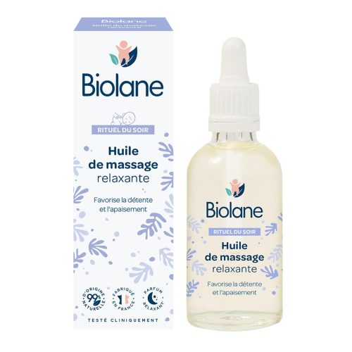 Huile de massage relaxante MULTICOLORE Biolane